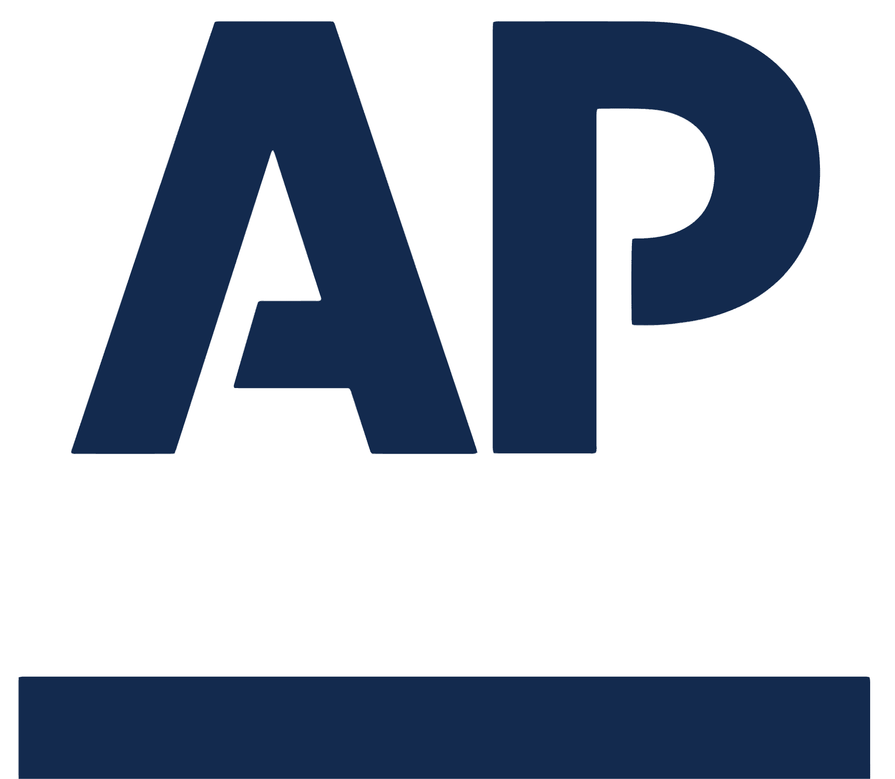 Navy blue rectangular logo with large lowercase "airbnb" text in white sans-serif font.